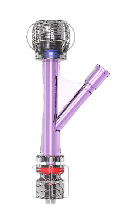 Valve Y d hemostase rotative type lanterne